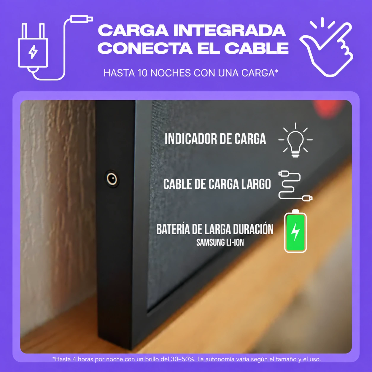 Carga de la batería y autonomía