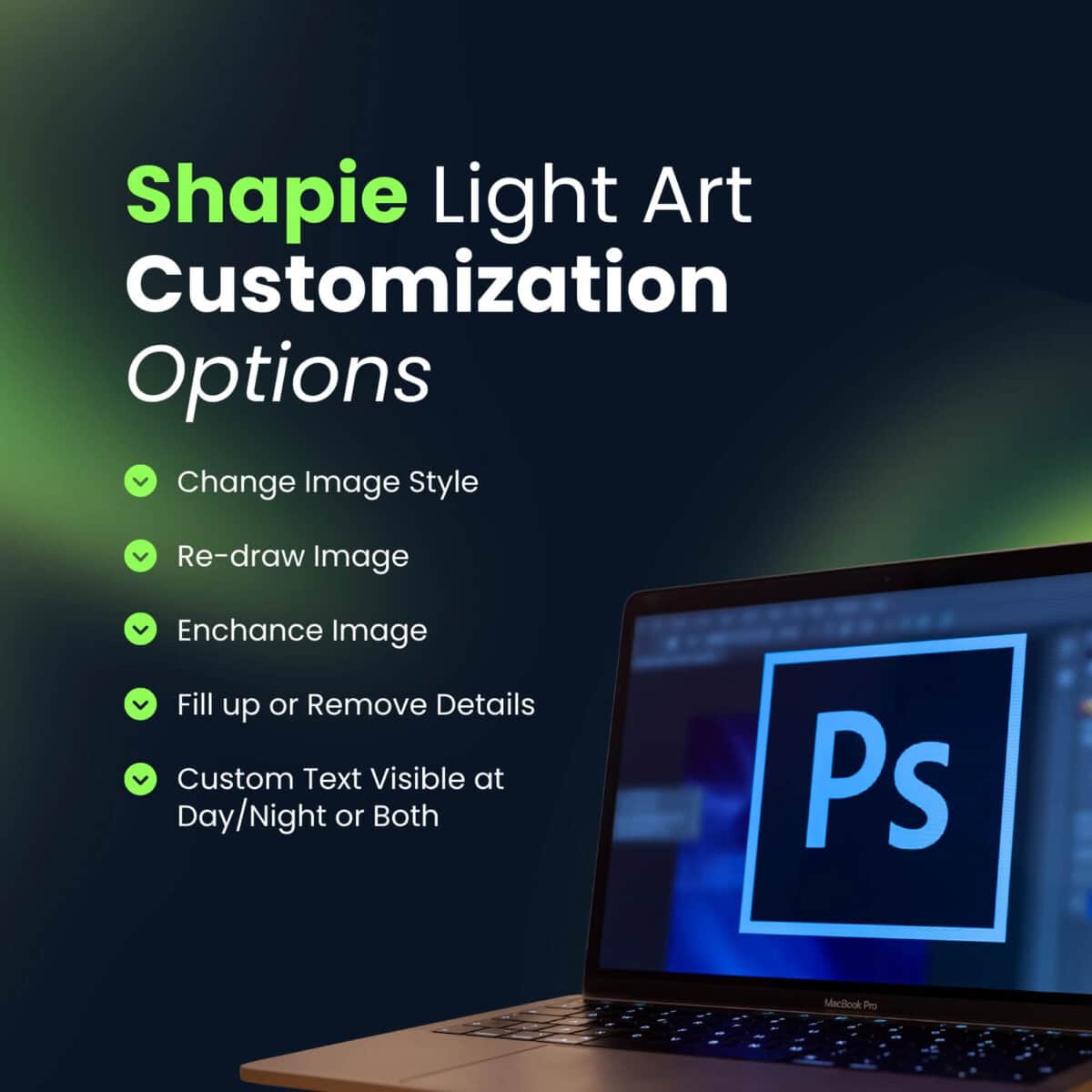 your custom light painting