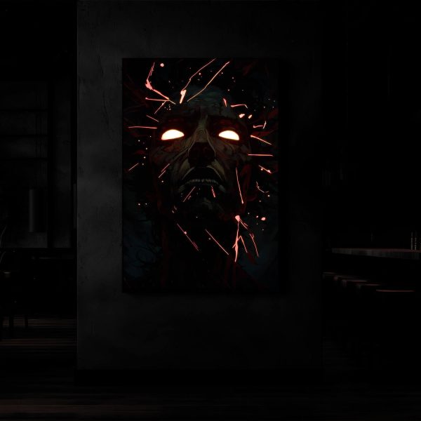 Inferno Rage bei Nacht beleuchtet