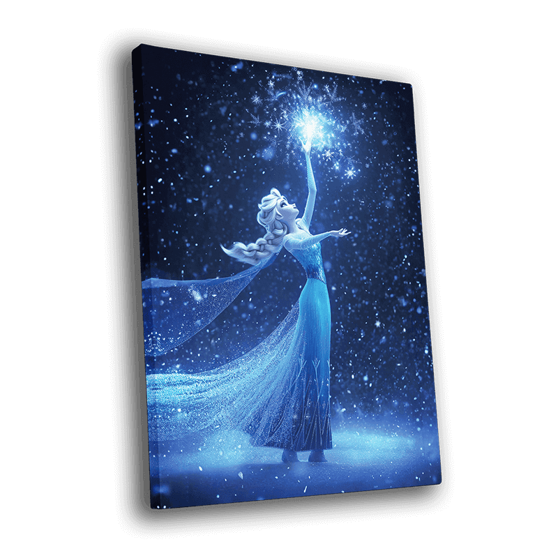 Frozen Elza Winted painting