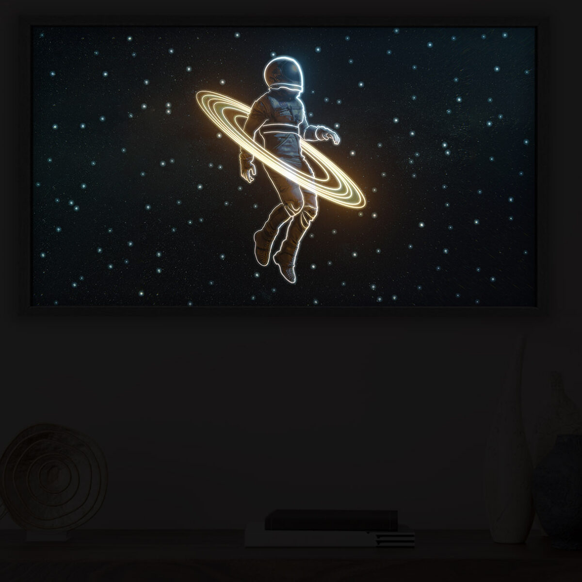 Lost in space LED LIGHT interstellar painting