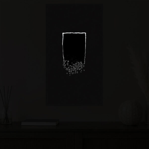 Fragmented illuminated at night