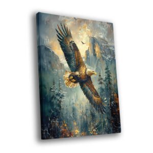 Mountain eagle painting