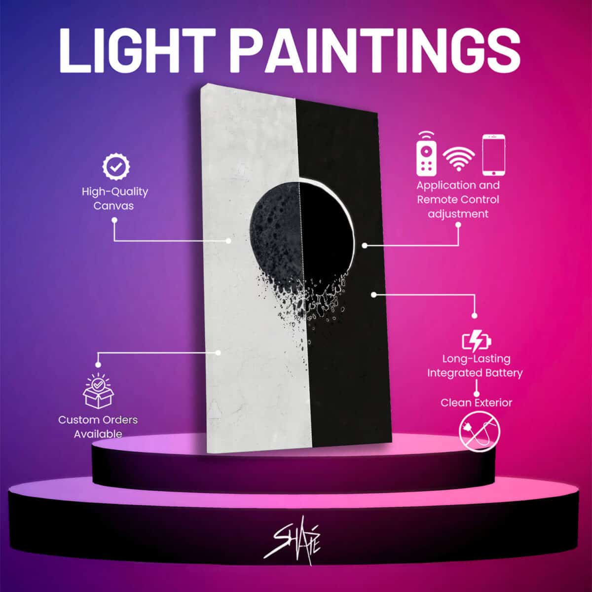 Painting Specification sheet circle wall art