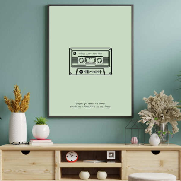 Cassette - Personalized Art in daylight