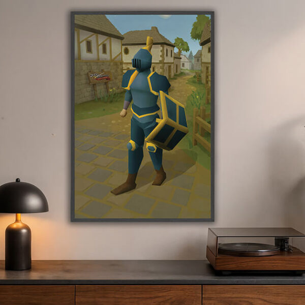 Runescape bei Nacht beleuchtet