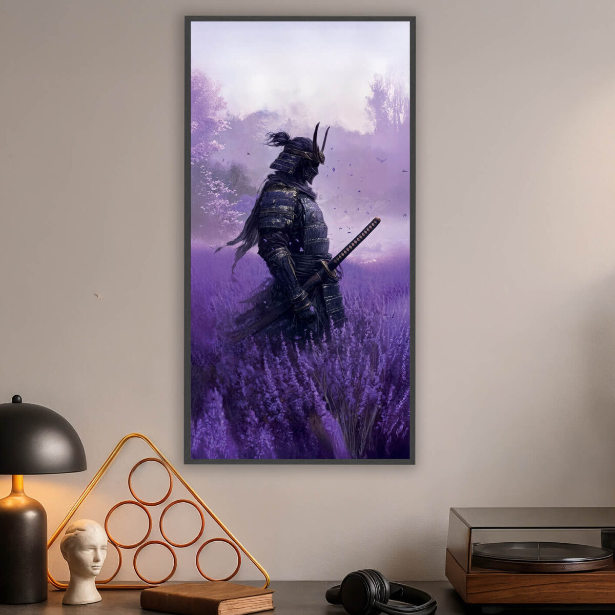 Samurai Painting zoomed in