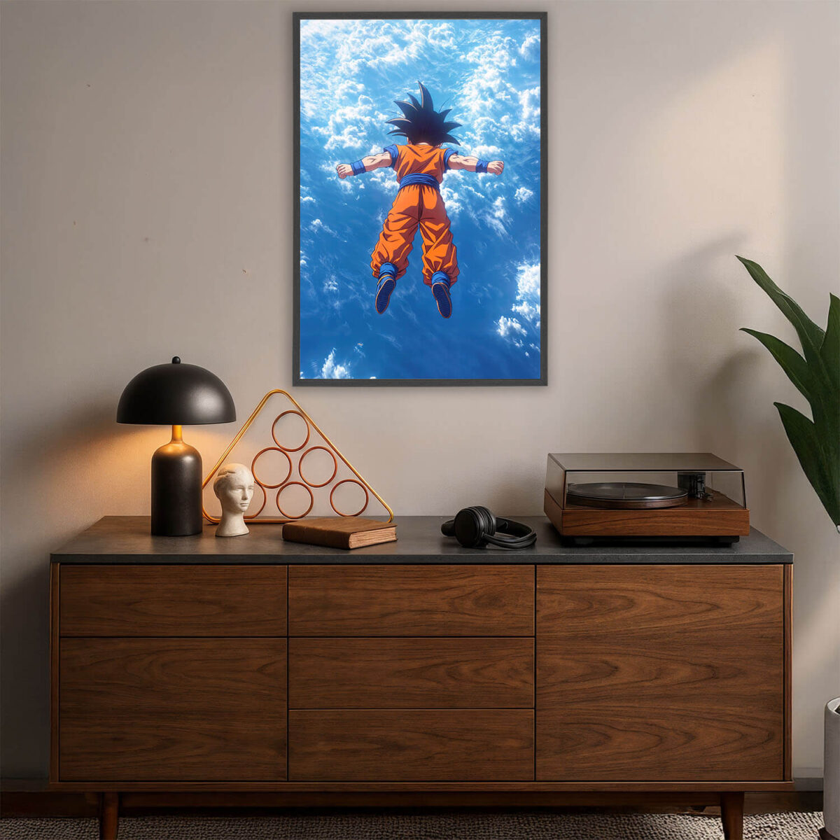 Son Goku LED Light Wall Art