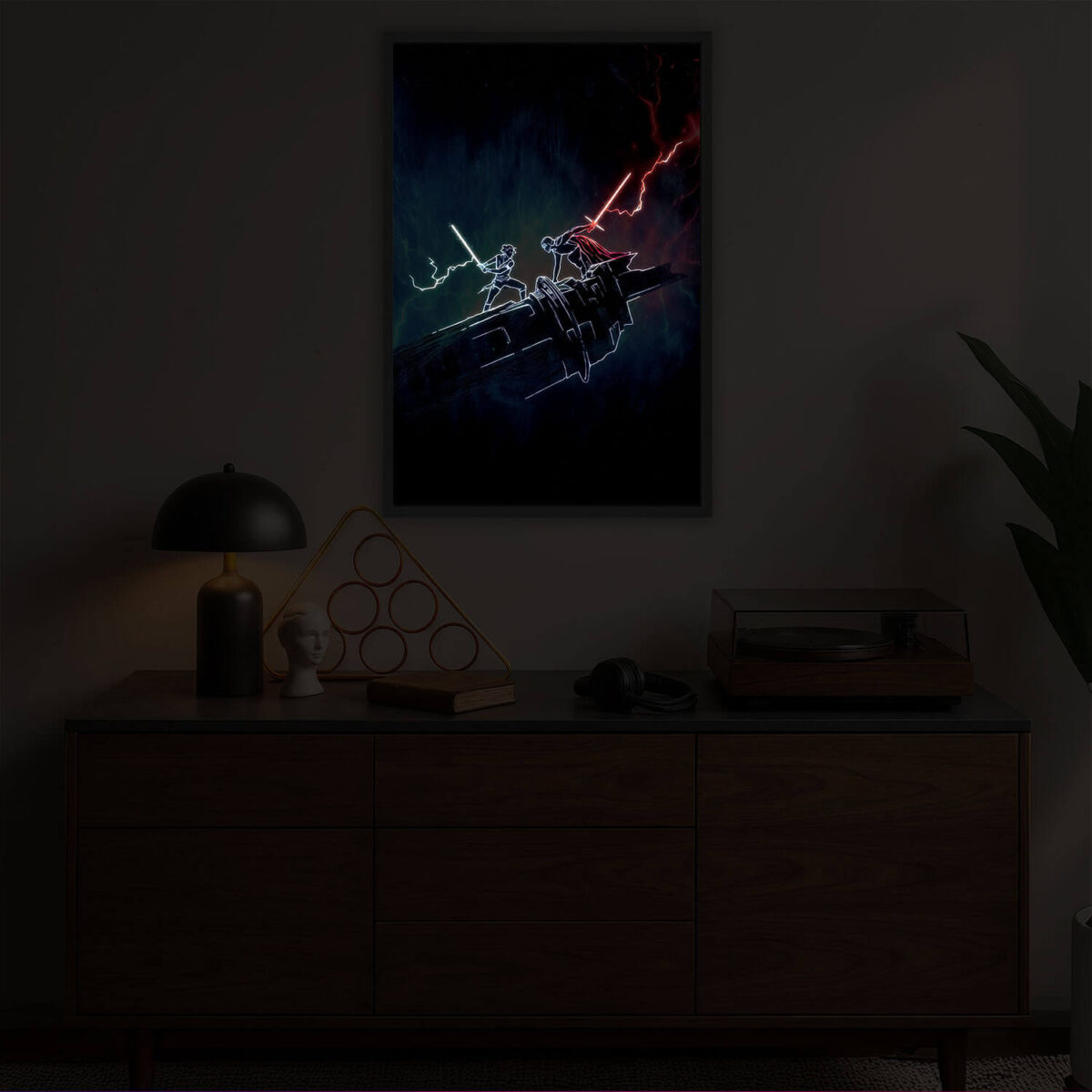 Star Wars Light LED Painting Light Wall Art Star Wars