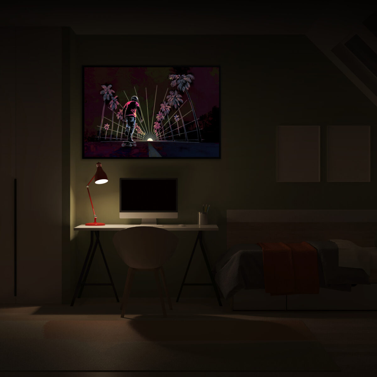 SKATING Led Painting