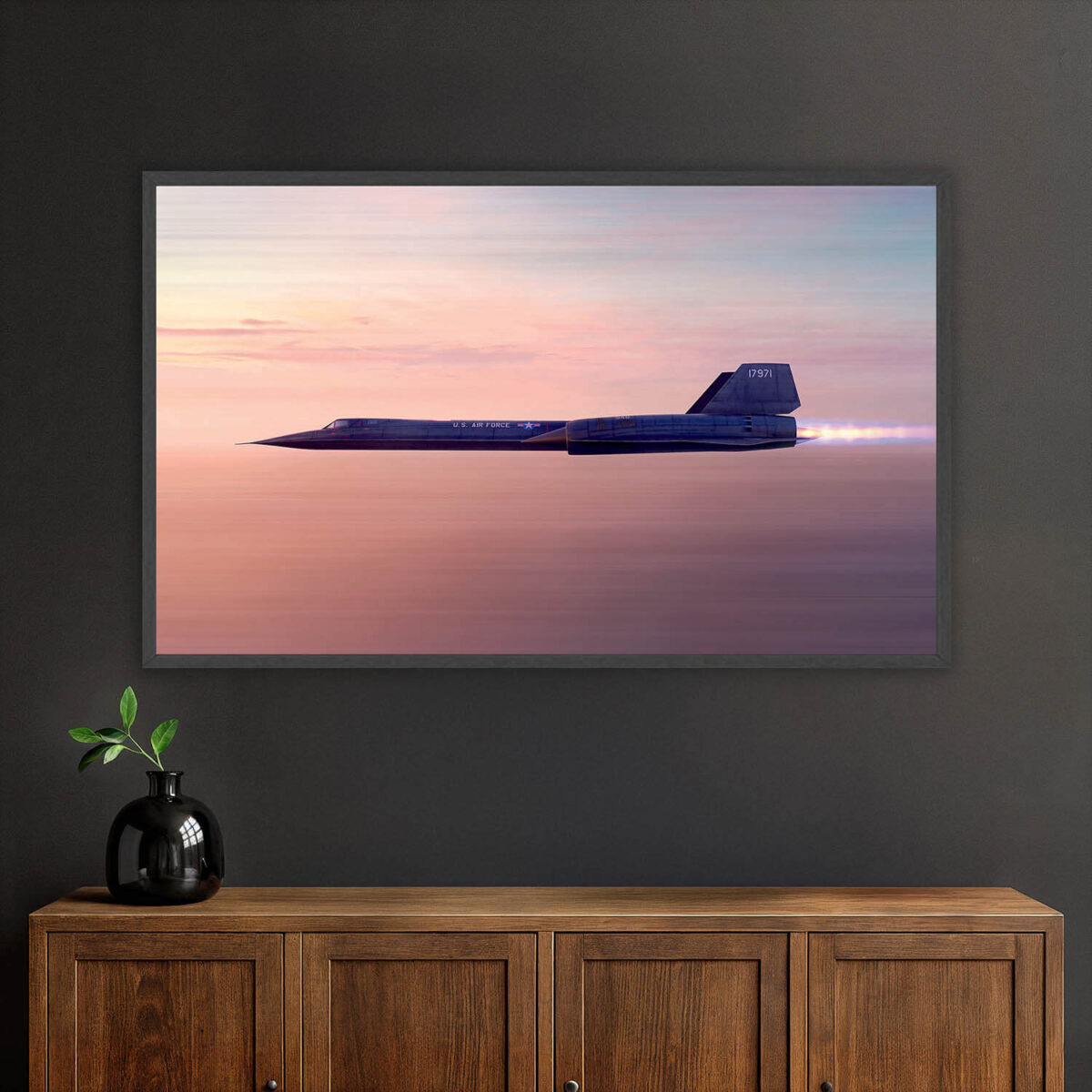 US Air Force Fighter Jet LED Painting Home decor
