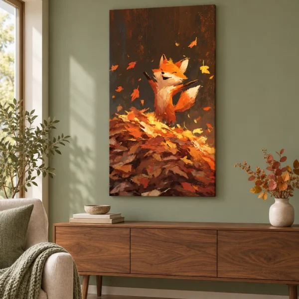 Autumn Fox in daylight