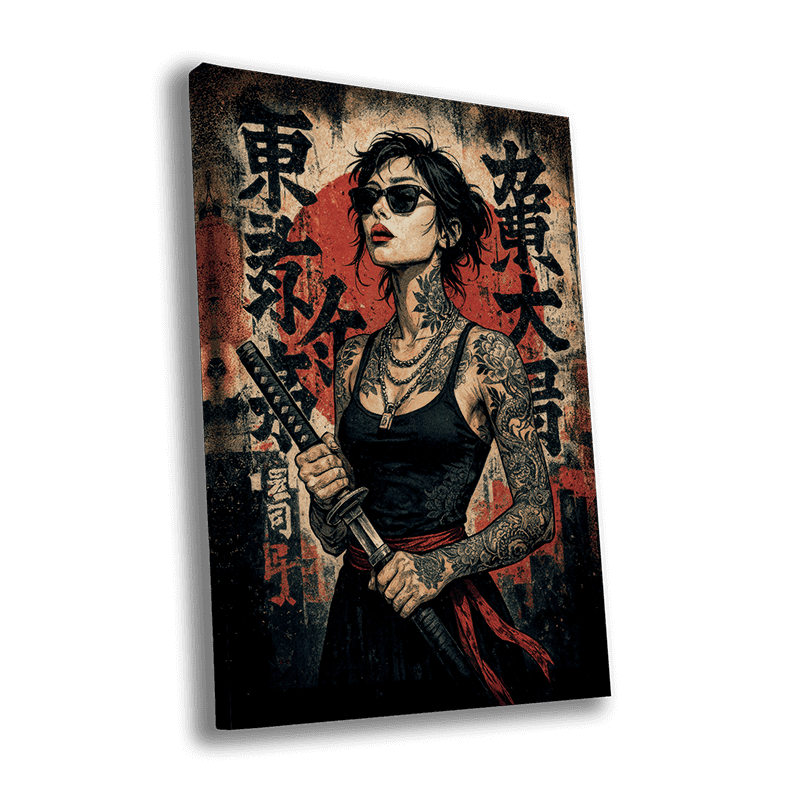 day time yakuza painting