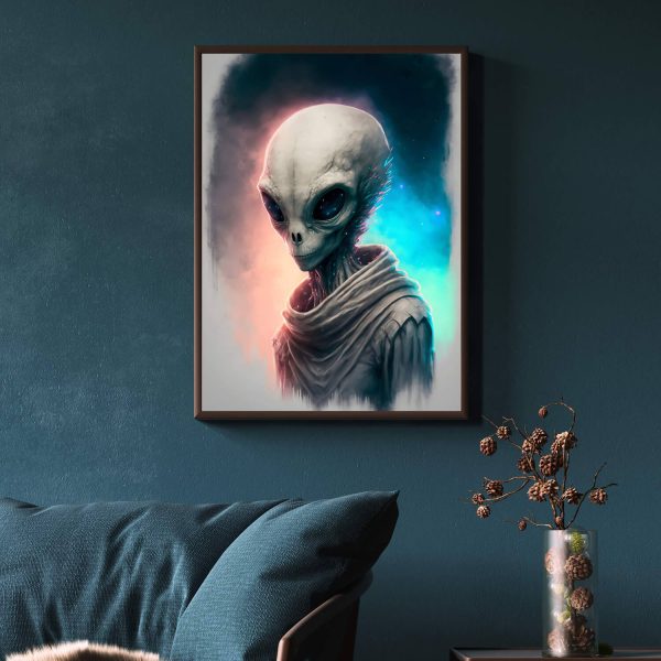 Outer Space Alien in daylight