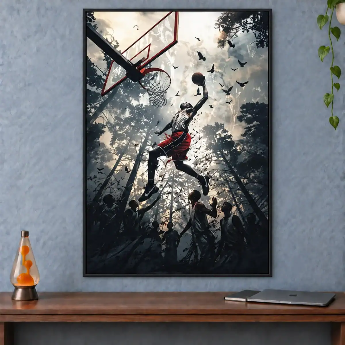EPIC Dunk — paveikslas ant drobės dienos šviesoje