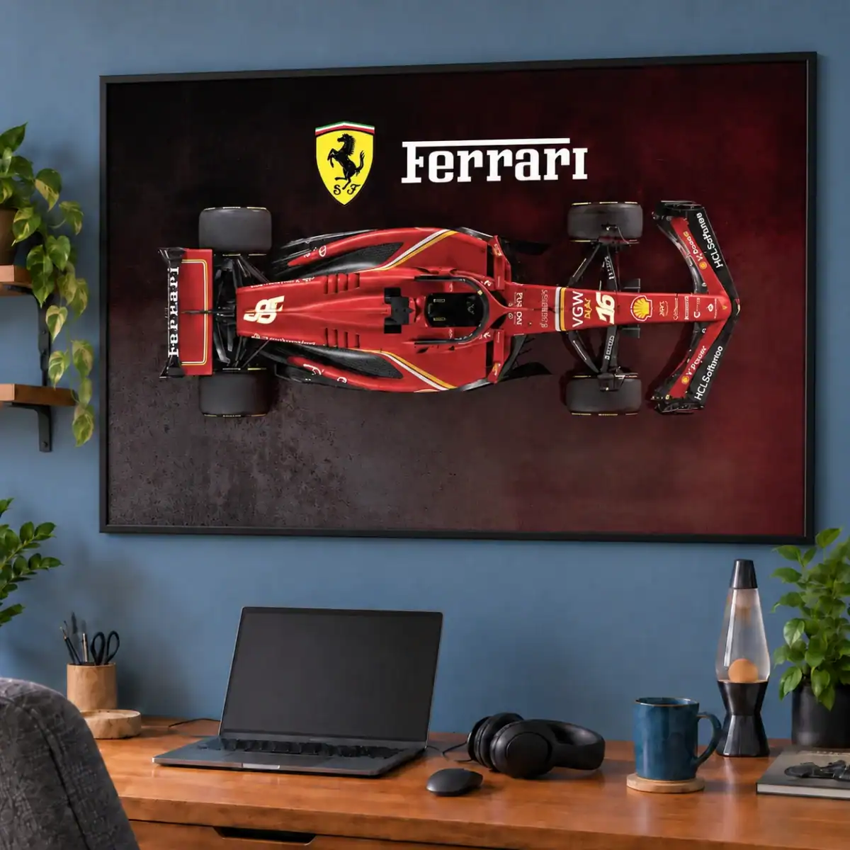 F1 — paveikslas ant drobės dienos šviesoje