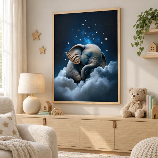 Elephant On The Cloud in daylight