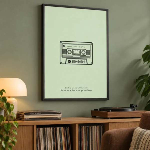 Cassette - Personalized Art in daylight